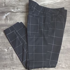 G-Star Elwood X52 5622 3D Tapered Windowpane Black Pharrell Womens 28x32 Size 6)